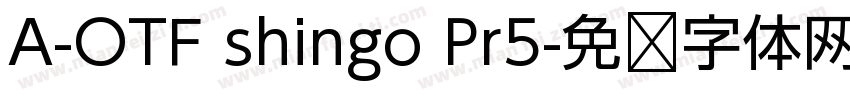 A-OTF shingo Pr5字体转换